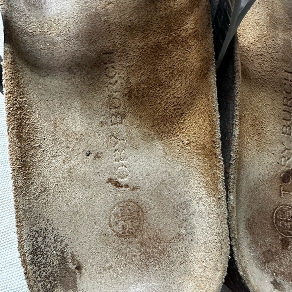 Tory Burch Silver and Brown Sandals - Picture 4 of 14